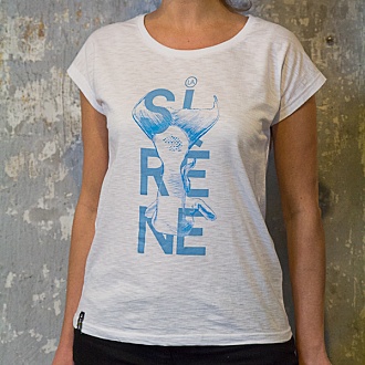 Tee-shirt "LA SIRENE" Blanc