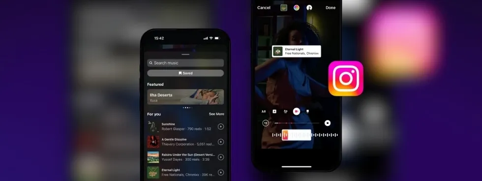 how to add your own music to instagram story