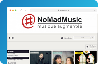 band.fm page nomadmusic